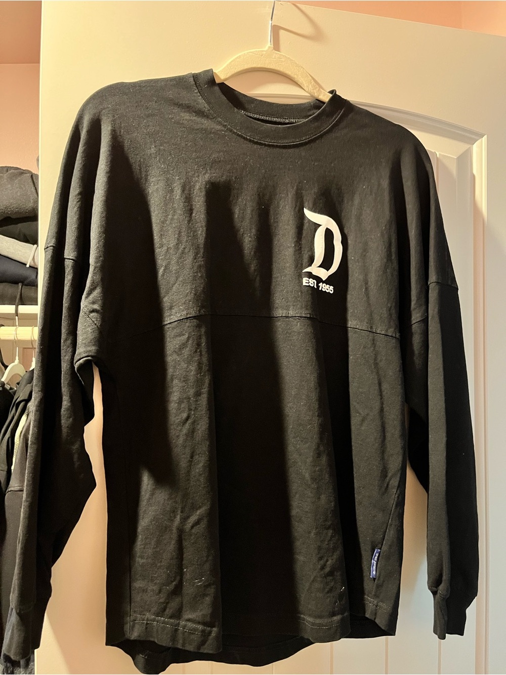 Black Long sleeve Disneyland Jersey